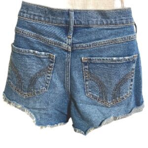 HOLLISTER Jean Shorts High Rise Shorty Short Vintage Stretch Waist 27 inches